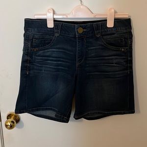 Denim shorts